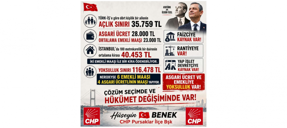 Hüseyin Benek: Emekliye Ve Asgari Ücretliye Yoksulluk Dayatılıyor - GÜNDEM - İnternetin Ajansı